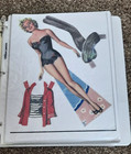 Vintage Doll Clothing   Paper Doll Fashion Reference Binder 100  Pages Hollywood