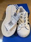 Adidas Superstar Toddler Shoe Superstar 2 White blk New In Box Size 8k