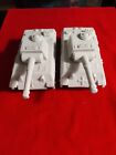 Marx Army Battleground Desert Fox Light Gray German  351 Tanks Lot Of 2
