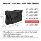 Hengme 44 Inch Rollator Walker Travel Bag - Waterproof Wheelchair Bag