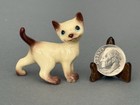 Vtg Hagen Renaker Siamese Cat Kitten Walking Porcelain Miniature Figurine