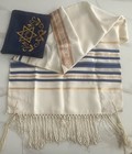 Tallit Talis Gold Thread Prayer Shawl   Talis Bag Hebrew Judaica Judaism Israel