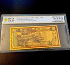 2024 10 Nevada Goldback Aurum Gold Foil Note 24k Ms-70 Pcgs