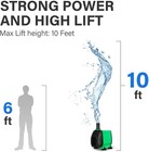 800gph Submersible Water Pump For Pond Aquarium Hydroponics Fish Tank Fountain