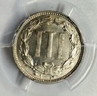 Choice 1866 Three Cent Nickel 3cn Pcgs Ms63 High Grade Beauty    