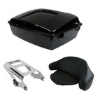 Chopped Pack Trunk   Backrest   Rack Fit For Harley Touring Road Glide 2009-2013