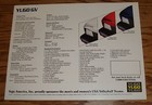 Original 1988 Yugo Gv Sales Sheet Brochure 88