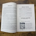 Vintage 1953 Johnson Sea-horse 5 Hp Outboard Motor Manual Model Tn Tnl Boat