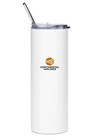 Continental Airlines Boeing 747 Stainless Steel Water Tumbler With Straw - 20oz 