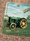 Plastic John Deere Moline  Il Vintage Style License Plate 6x12   
