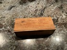 Vintage Heddon 151 Minnow Fishing Lure Wood Box Antique Tackle Box Bait 1908   