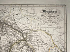 Hungary Slovakia 1855 Karl Spruner Von Merz Large Antique Map 19th Century
