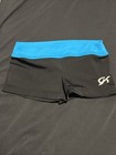Lot Gk Elite Gymnastics Leotard   Shorts Cl Child Large Black  Blue  Silver  Euc