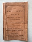 Vintage 1867 Union Pacific Railroad Bond Prospectus Booklet Rr Foldout Route Map