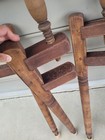 Antiques   Primitives Quilt Frame Wooden Screw Clamp  4 Leg Frame  Rug Hooking