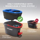 O-cedar Easywring Rinseclean Spin Mop Microfiber Classic - 1 Count  Blue