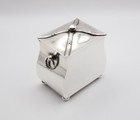 Delightful Antique Art Nouveau Sterling Silver Tea Caddy Hallmarked London 1903