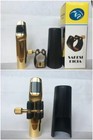 Em Leather Ligature Fastener For Alto Tenor Soprano Saxophone Metal Mouthpiece