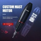 Dragonhawk Tattoo Gun Kit Wirless Rotary Pen Machine   Needles Cartridges New 