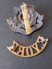 Blackened East Yorkshire Bi-metal Cap Badge   Single Shoulder Title