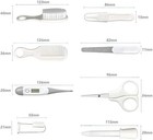 Baby Grooming Kit  Infant Safety Care Set With Hair Brush Comb Nail Clipper Nasa