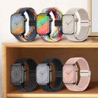 Magnetic Nylon Loop Strap For Apple Watch Series 10 9 8 7 6 5 Ultra 2 Se Band