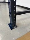 Interlake 10  X 42  Teardrop Pallet Racking Upright Blue Industrial Shelving