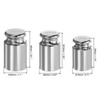 5pcs Gram Calibration Weight Set 50g 100g 200g M1 Precision Chrome Plated Steel