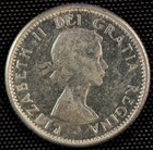 1956 Canada 10 Cents Dime Silver Coin - 0 800 Silver