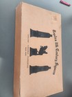 Vintage Kingsway Florentine Chess Set Replica 11th Century Figures 1947 Red Whit