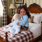 Reborn Baby Dolls Black Daisy - 20 Inch Realistic-newborn Dolls Girl African Ame