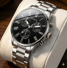 Waterproof Men Watch Stainless Steel Quartz Luminous Classic Business Wristwatch