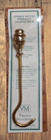 Virginia Metalcrafters Solid Brass Fireplace Flue Pull Damper Hook - New In Pkg 