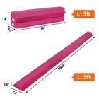 9ft Pink Extra Firm Vinyl Balance Beam Folding Gymnastics Beam Tumbling Home