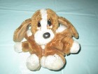 3 - Vintage Applause Stuffed Plush Puppy Sad Sam Basset Hound Dog Sad Eyes
