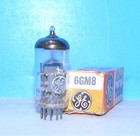 6gm8 Ecc86 Nos Ge Radio Amplifier Audio Vintage Vacuum Tube Valve Tested Germany