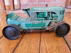 1950-era Tin Litho Wind-up Tractors  Vintage  Marx No 5  climbing Tractor 
