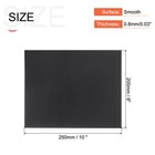 2 X Black Abs Plastic Sheet 10 X 8 X 0 03 Inch For Building Model Diy