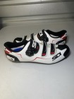Sidi Alba Men s Road Cycling Shoes  Size Us 11 Eu 46 White black- Made In Italy
