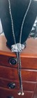 Sid Bell Bolo Tie Buffalo Pewter Signed 