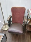 Vintage  American Seating Co  Cast Iron Art Deco Theater Seat Ca 1930 Decor Prop