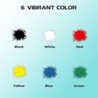 Airbrush Paint 6 Colors  Ready To Spray Airbrush Paint Set  Water-based Acryl   