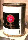 1950s 8 Ounce Bantam Goebel 22 Private Stock Flat Top Beer Can Detroit Michigan