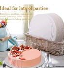 White Cake Boards 25-pack 10-inch Round  Circle Cardboard
