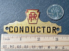 Prr Pennsylvania Railroad Keystone Logo Conductor Badge I396