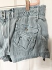 Free People 100  Cotton Waimea Slouchy Shorts Size Xl Euc