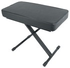 Rockville Rkb61 V2 Extra Thick Padded Foldable Keyboard Bench W  Quick-release