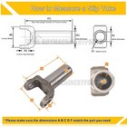 New 1350 Series Transmission Slip Yoke 3-3-2431x For Gm Turbo 400 Th400 T10