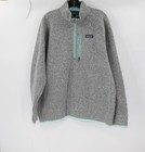 Patagonia Better Sweater Men   s Large 1 4 Zip Long Sleeve Pullover Gray Fleece