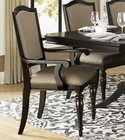 Traditional Furniture - 9 Piece Dining Room Cherry Brown Table   Chairs Set Ic5o